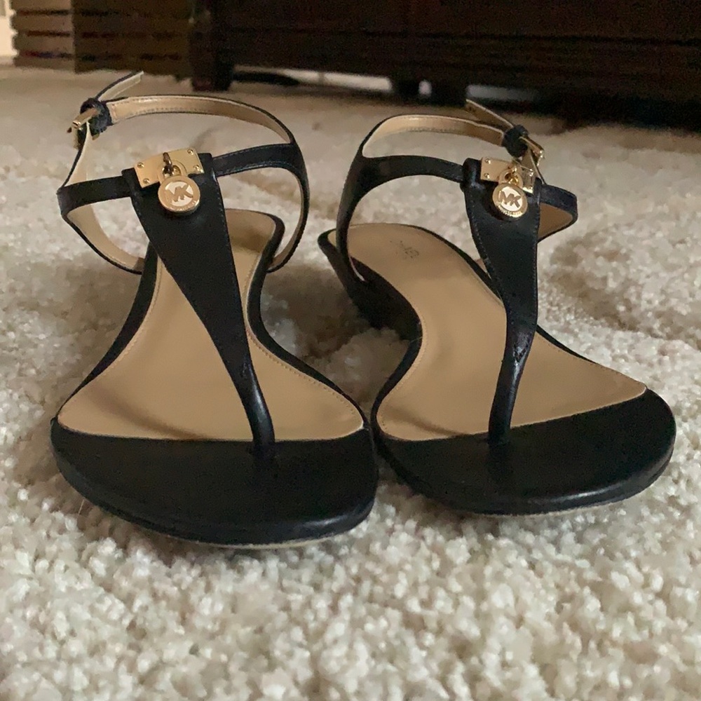 Michael Kors strap sandals with slight heel - size 7 (only worn three times)